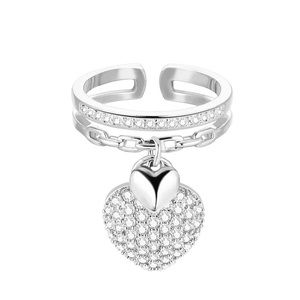 Adjustable Heart Ring